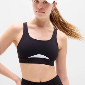 Athleta, Interval Sports Bra with White Accent